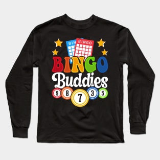 Bingo Buddies T shirt For Women Long Sleeve T-Shirt